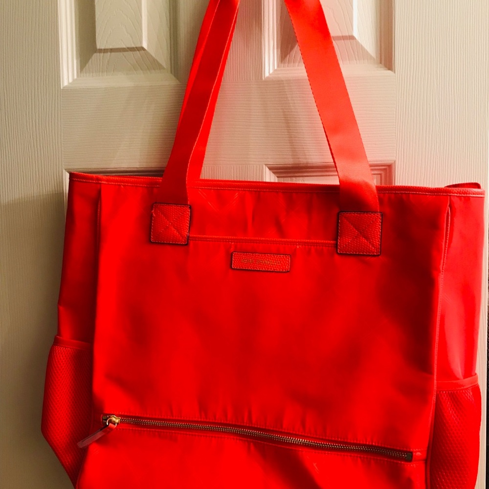 Vera Bradley coral/pink padded work bag/gym bag